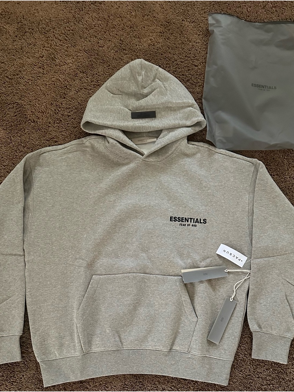 Fear of God Essentials Dark oatmeal Men's Hoodie